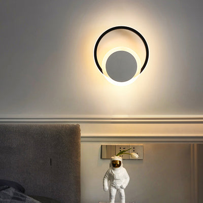 Nordic Simple Ring Combination Design LED Wall Sconce Lamp