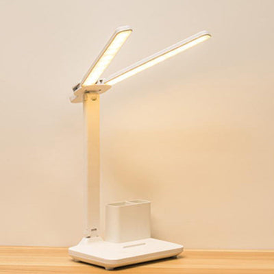 Eye Protection Creative Double Head Multi-angle Adjustable LED Table Lamp