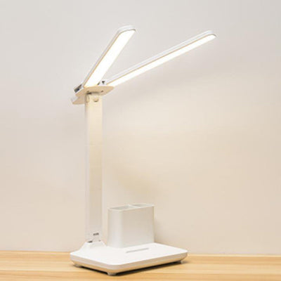 Eye Protection Creative Double Head Multi-angle Adjustable LED Table Lamp