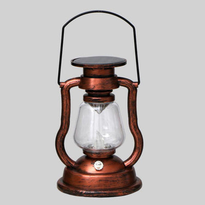 Solar Retro Kerosene Lamp Horse Lamp LED Outdoor Garden Patio Decoration Portable Flame Candle Light