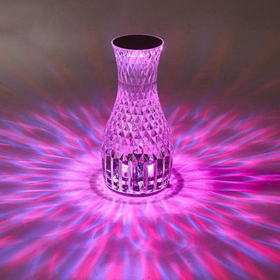Modern Creative Vase Acrylic USB Rechargeable Touch LED Night Light Table Lamp