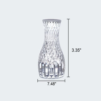 Moderne kreative Vase Acryl USB wiederaufladbare Touch LED Nachtlicht Tischlampe