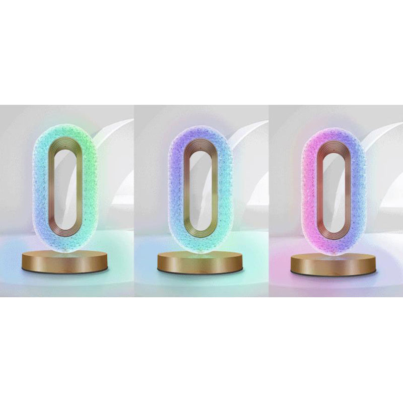 Nordic Creative Crystal Ring RGB APP LED Nachtlicht Tischlampe