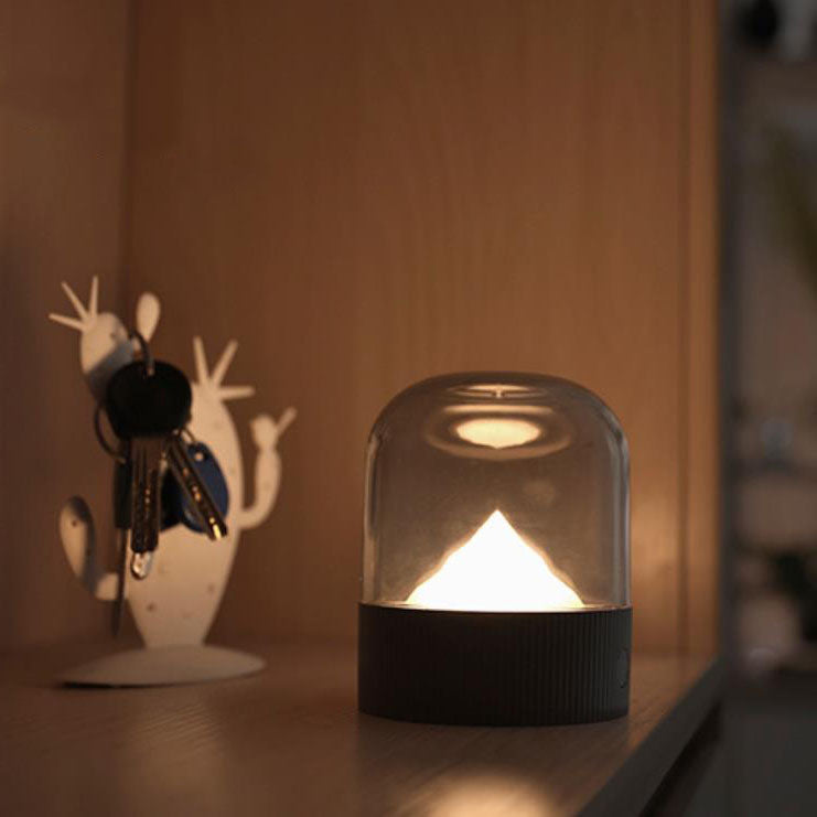 Creative Retro Snow Mountain PC LED USB Night Light Table Lamp