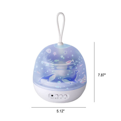 Modern Creative Rotating Star Ambient LED USB Rechargeable Portable Night Light Table Lamp