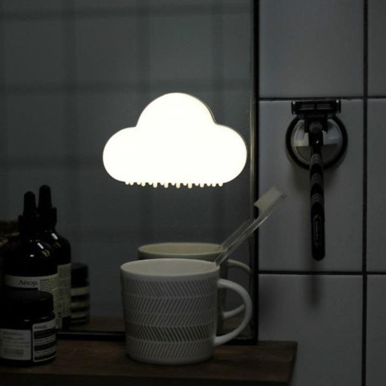 Modern Creative Cloud Plastic USB Rechargeable Sound Controlled LED Night Light