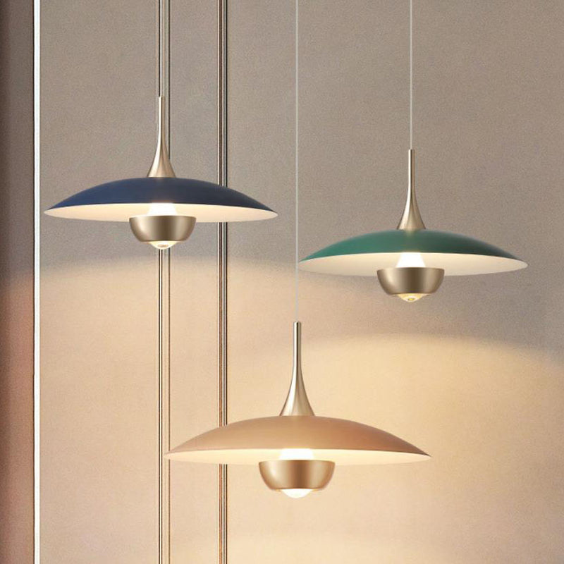 Lumière moderne de luxe de plaques volantes en aluminium LED Pendant Light 