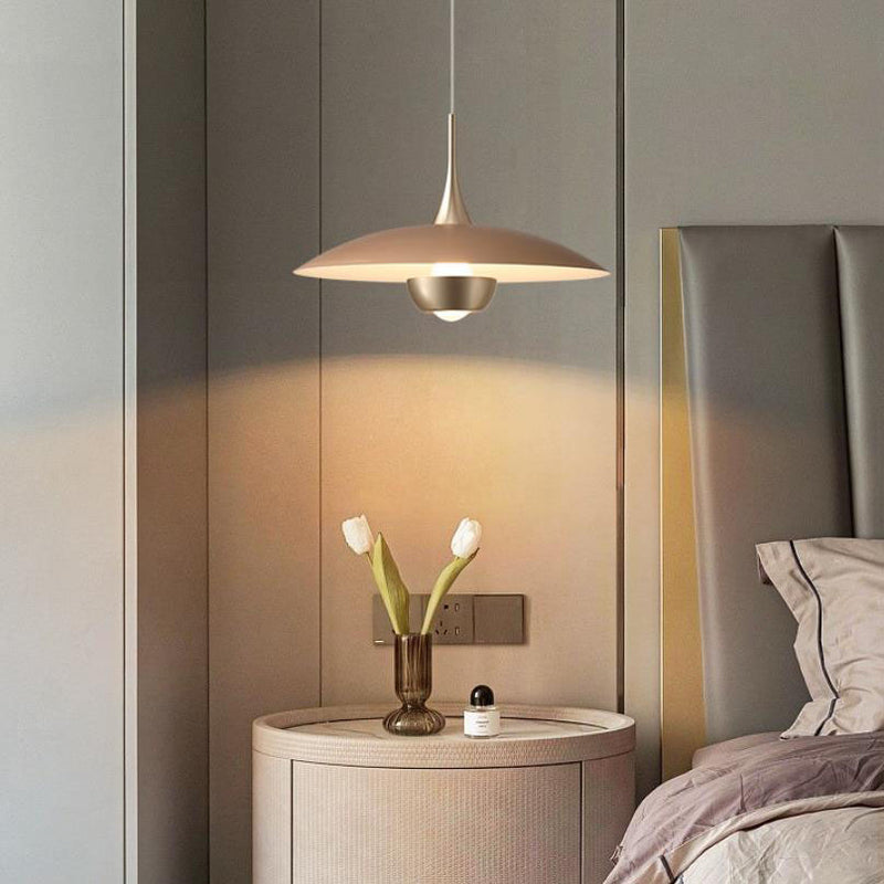 Modern Light Luxury Flying Plates Aluminum LED Pendant Light