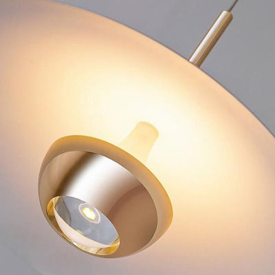 Lumière moderne de luxe de plaques volantes en aluminium LED Pendant Light 