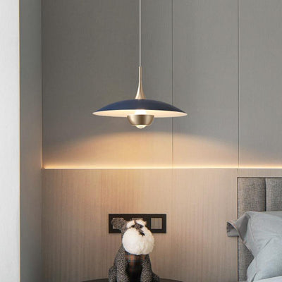 Lumière moderne de luxe de plaques volantes en aluminium LED Pendant Light 