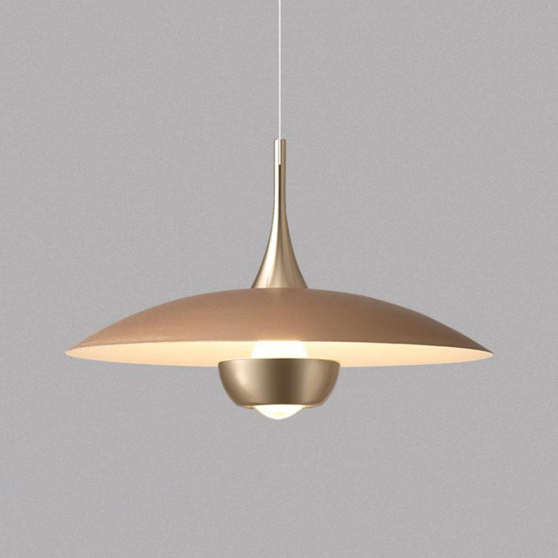 Modern Light Luxury Flying Plates Aluminum LED Pendant Light