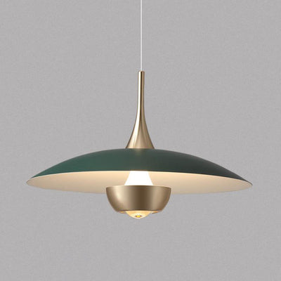 Modern Light Luxury Flying Plates Aluminum LED Pendant Light