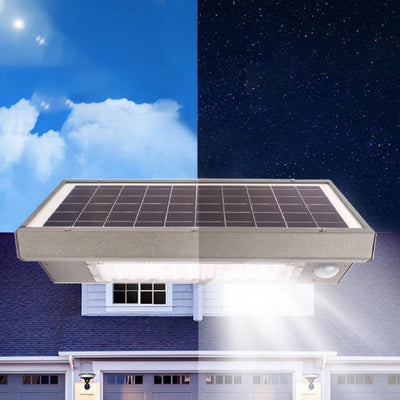 Solar Outdoor Patio Square Plane Body Sensor LED Wandleuchte Lampe 