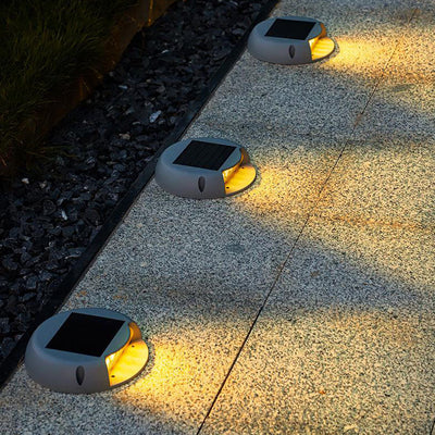 Modernes rundes wasserdichtes LED-Garten-Solarlicht für begrabene Gehwege im Freien 