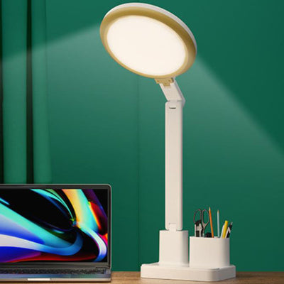 Modern Eye-Care Foldable Plastic USB Rechargeable LED Table Lamp