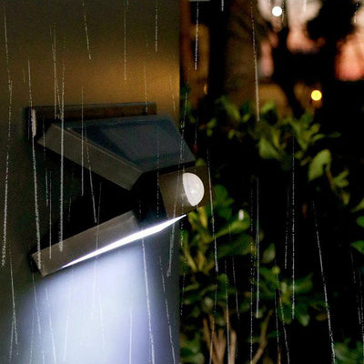 Outdoor Solar Folding Body Sensor LED Waterproof Patio Wall Sconce Lamp