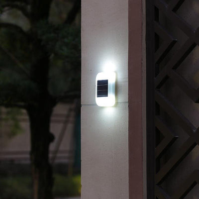 Solar Outdoor Modern Square Cage Body Sensor LED Wandleuchte Lampe 