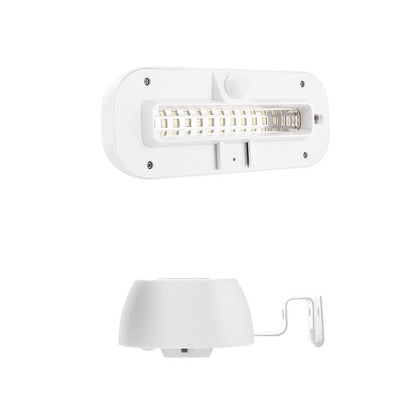 Lampe solaire à capteur humain pour patio, applique murale LED étanche pour l'extérieur, carrée 