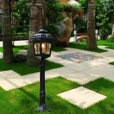 Industrial Waterproof Square Arrow Flower 1-Light Outdoor Lawn Landscape Light