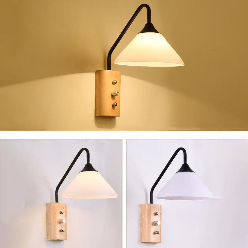 Moderne minimalistische drehbare LED-Wandleuchte