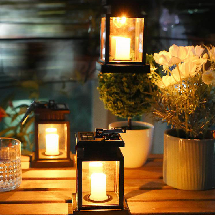 Modern Solar Star Candle ABS Waterproof LED Outdoor Lights