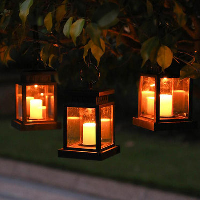 Modern Solar Star Candle ABS Waterproof LED Outdoor Lights