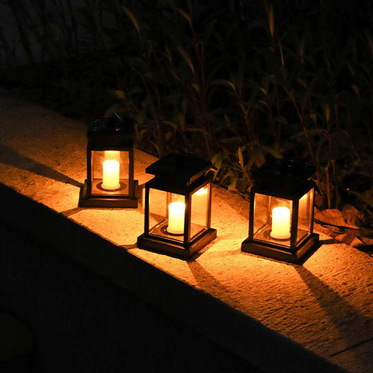 Modern Solar Star Candle ABS Waterproof LED Outdoor Lights