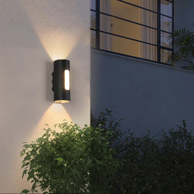 Modern Simplicity Acrylic Cylinder Shape Waterproof LED Outdoor Wall Sconce Lamp