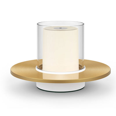 Modern Light Luxury Cylindrical LED Candlestick Night Light Table Lamp