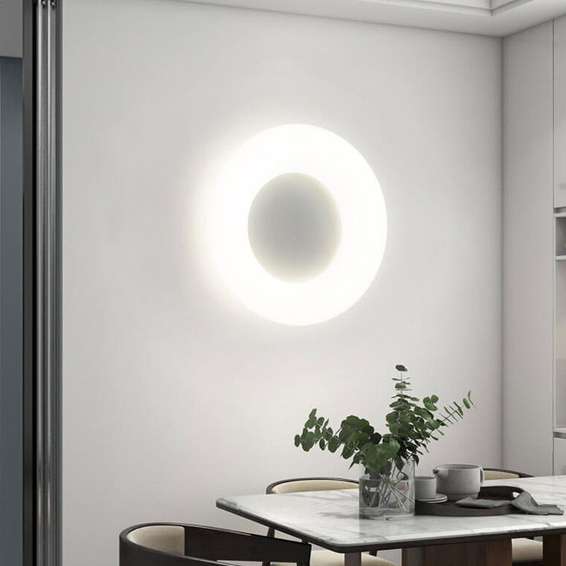 Nordic Creative PE Circle LED Wall Sconce Lamp