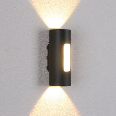 Modern Simplicity Acrylic Cylinder Shape Waterproof LED Outdoor Wall Sconce Lamp