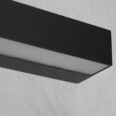 Minimalist Outdoor Waterproof One-Line Rectangular LED Waterproof Wall Sconce Lamp