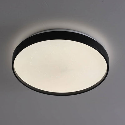 Minimalist Creative Star Empty Circular LED Iron Flush Mount Ceiling Light