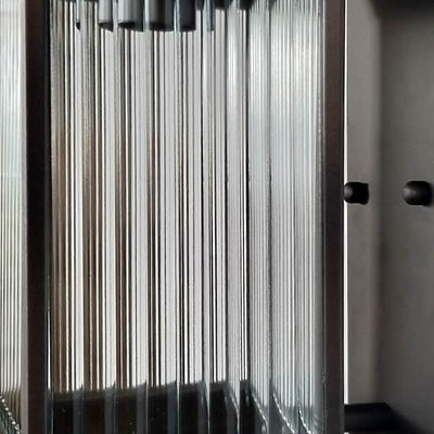 Moderne minimalistische quadratische Aluminiumglas-1-Licht-wasserdichte Wandleuchte für den Außenbereich 