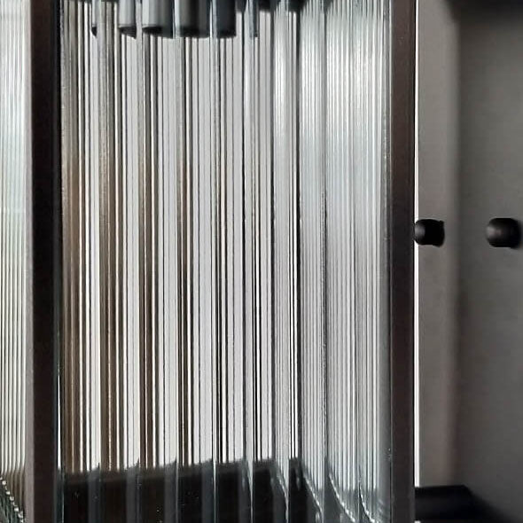 Moderne minimalistische quadratische Aluminiumglas-1-Licht-wasserdichte Wandleuchte für den Außenbereich 