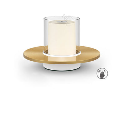 Modern Light Luxury Cylindrical LED Candlestick Night Light Table Lamp