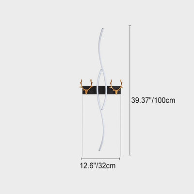 Minimalistische drehbare LED-Lesewandleuchte aus Aluminium 