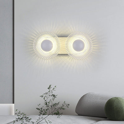 Modern Minimalist Iron 1/2-Light Wall Sconce Lamp