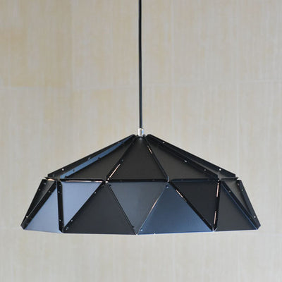 Nordic Creative Prismatic Barn Iron 1-Light Pendant Light