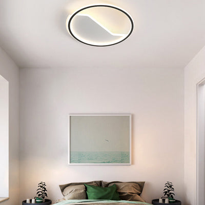 Nordic Modern Simple Round Creative LED Flush Mount Light