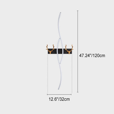 Minimalistische drehbare LED-Lesewandleuchte aus Aluminium 