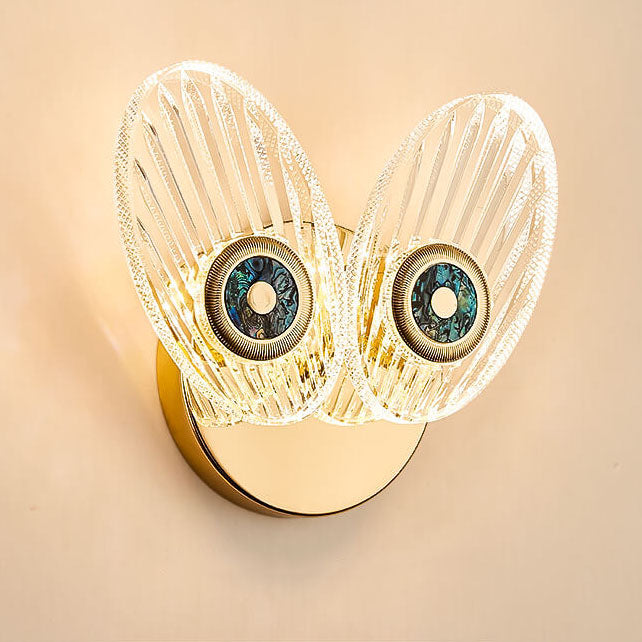 Modern Creative Shell Peacock LED Wall Sconce Lamp