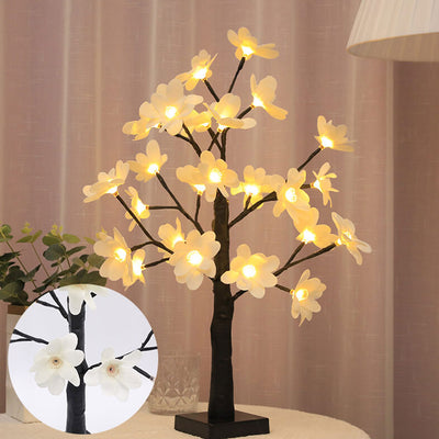 Lampe de table décorative à LED de lumière d'arbre de simulation créative 