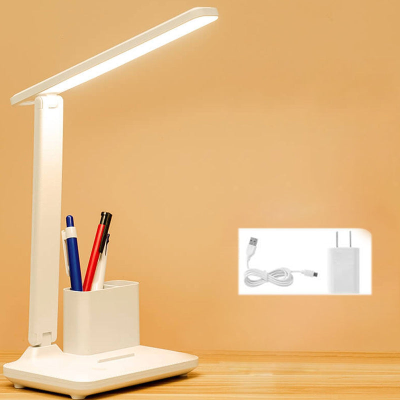 Einfacher zusammenklappbarer Stifthalter USB-Augenschutz LED-Leseschreibtischlampe