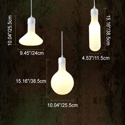 Nordic Creative Circle Massivholz-LED-Inselleuchte Kronleuchter