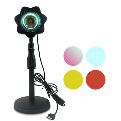 Projecteur LED RVB 16 couleurs avec télécommande, lampe de sol, lumière d'ambiance 