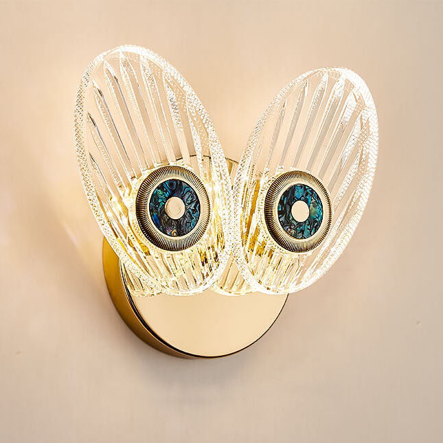 Modern Creative Shell Peacock LED Wall Sconce Lamp