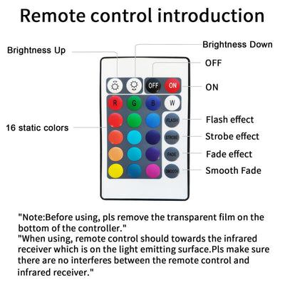 RGB 16-Farben-Fernbedienung LED-Projektor-Stimmungslicht-Stehlampe 
