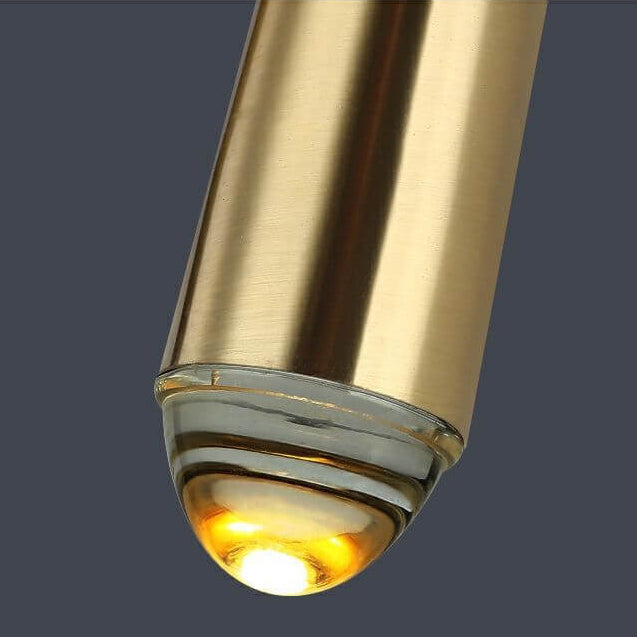 Minimalist Luxury Long Strip Gold 1-Light Wall Sconce Lamp