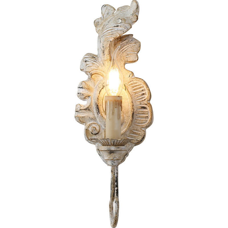 Vintage Resin Candelabra 1-Light Wall Sconce Lamp